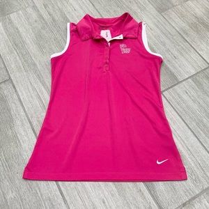 Nike Golf Dri-Fit pink top